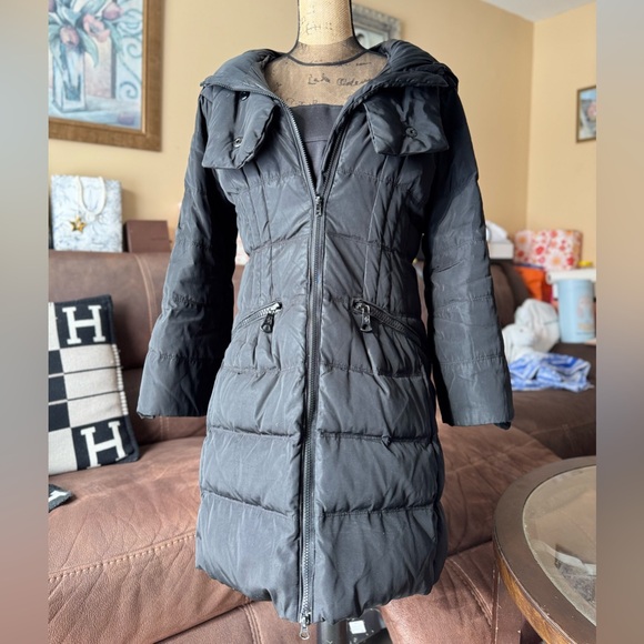 Moncler women’s Down Hooded Long Puffer Coat - Picture 9 of 14